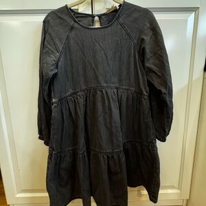 Madewell Charcoal Denim Dress